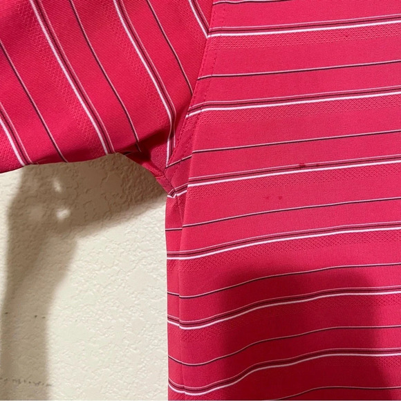 PGA Tour Mens Coral Button Up Collar Golf Shirt Size Large - Picture 6 of 12